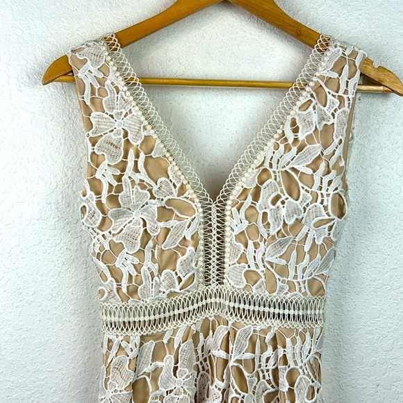 New nwt Romeo & Juliet Couture Canvas Lace Overlay Dress XS - Picture 7 of 12